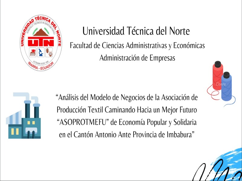 Repositorio Digital Universidad T Cnica Del Norte An Lisis Del Modelo